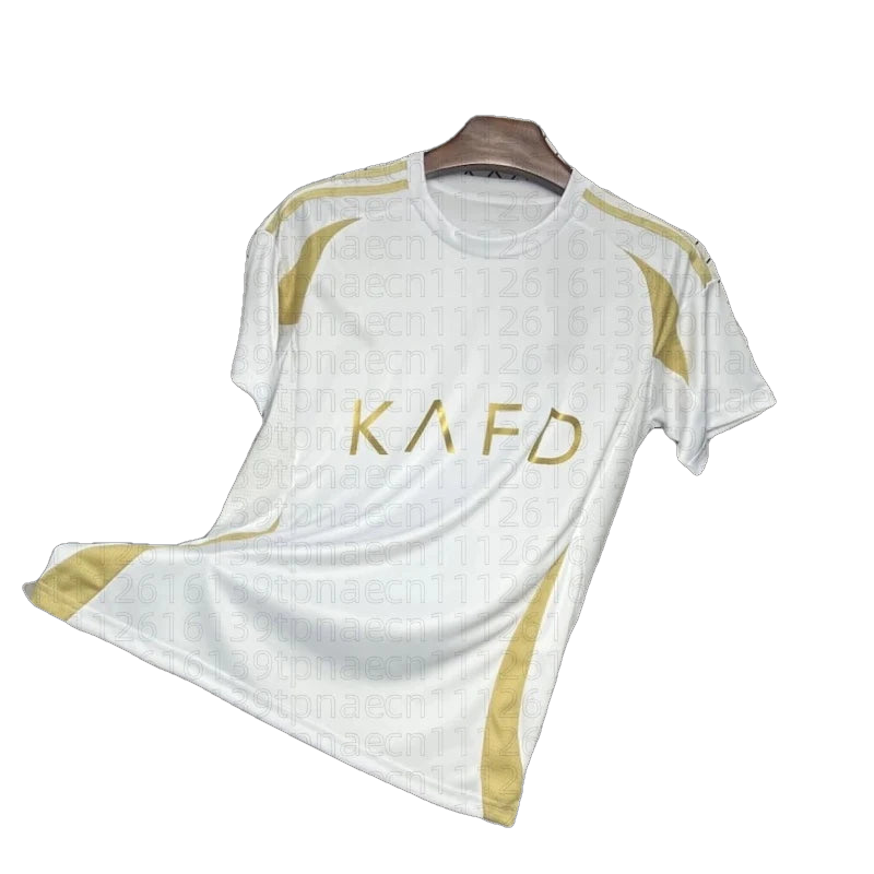 Al Nassr 2026 Away Football Shirt – White & Gold