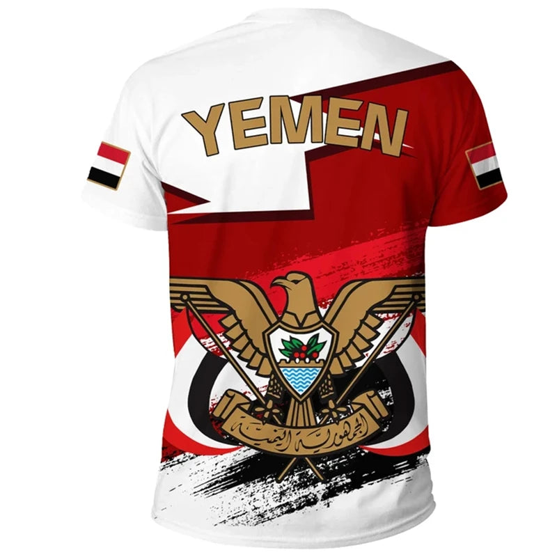 Yemen Flag Football T-Shirt