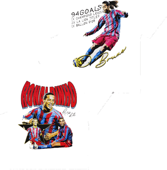 تيشيرت رونالدينيو برشلونة