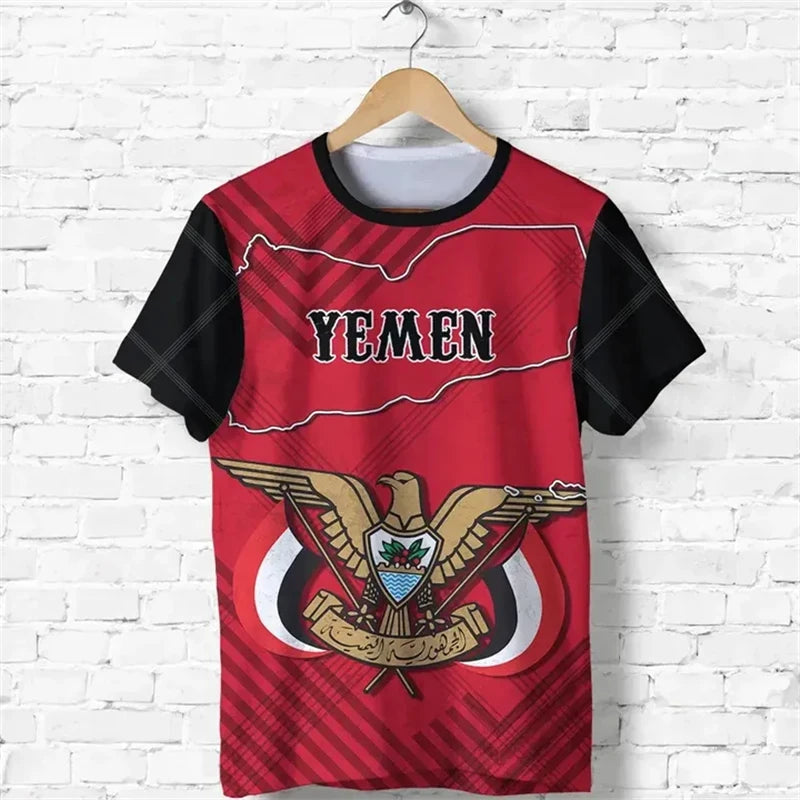 Yemen Flag Football T-Shirt
