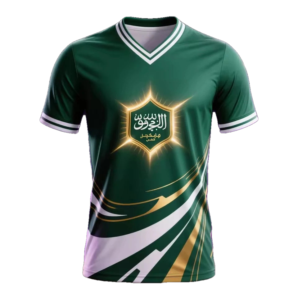 Saudi Arabia Flag Football T-Shirt