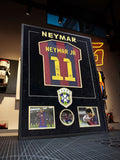 NEYMAR JR COLLECTOR'S EDITION FRAMED JERSEY — 70 × 100 CM