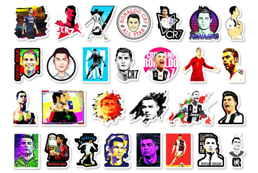 Cristiano Ronaldo Sticker Set