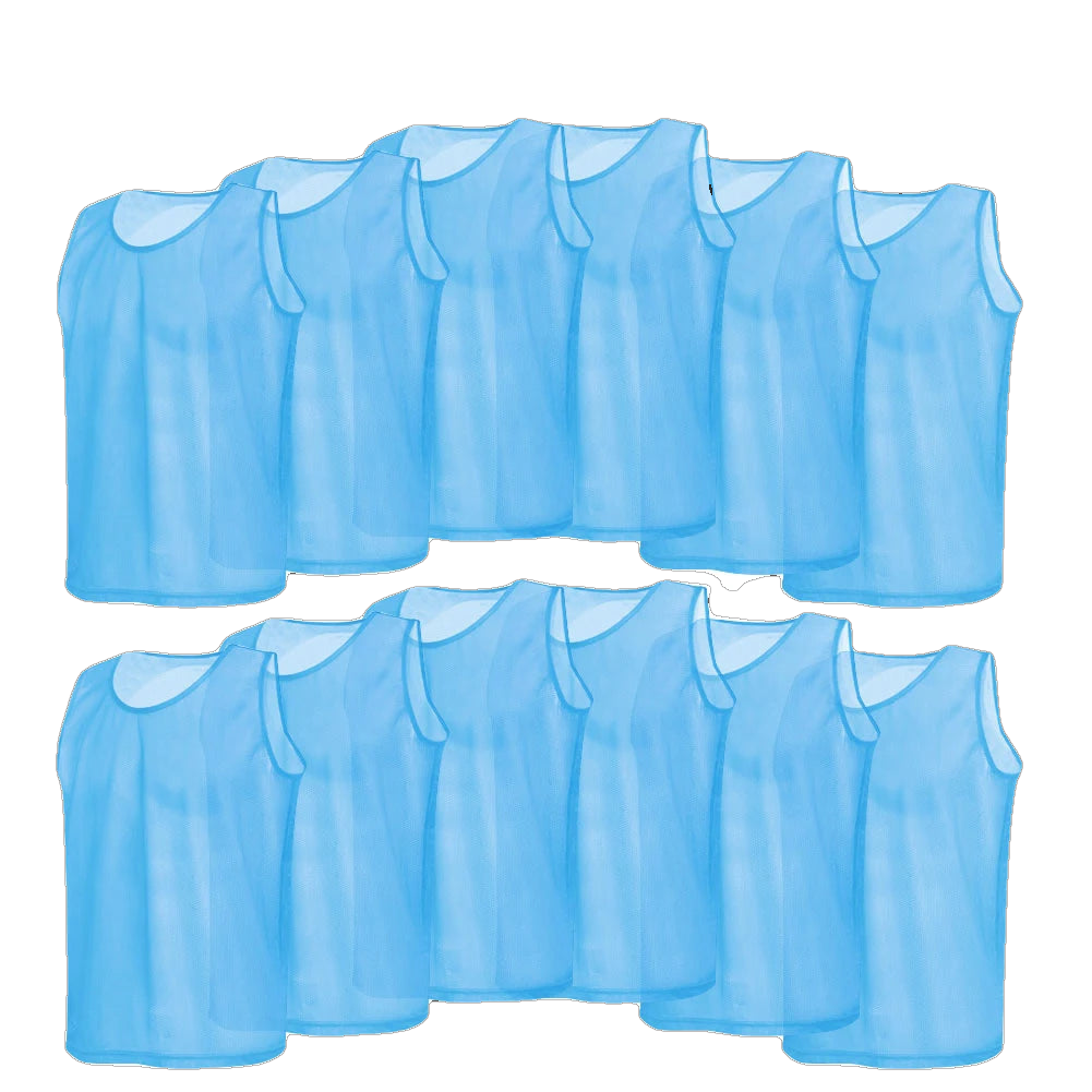 Plain Football Training Bibs – Team Practice Vests
