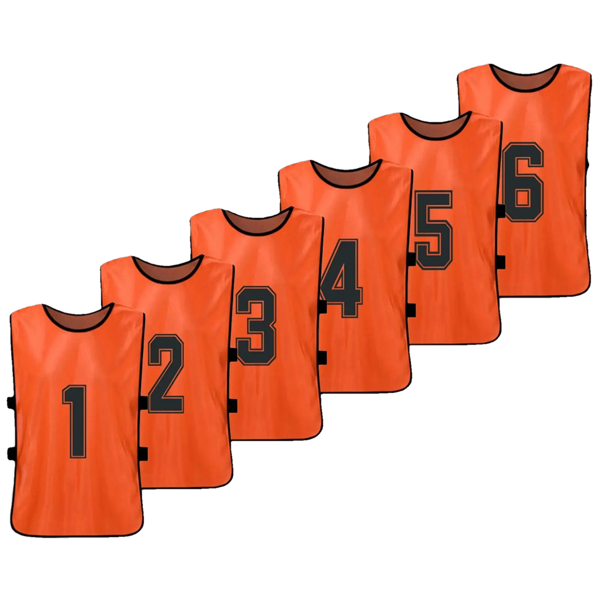 Numbered Football Training Bibs – 6 & 12 Piece Sets