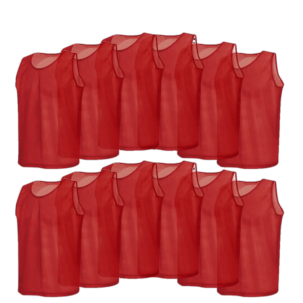 Plain Football Training Bibs – Team Practice Vests