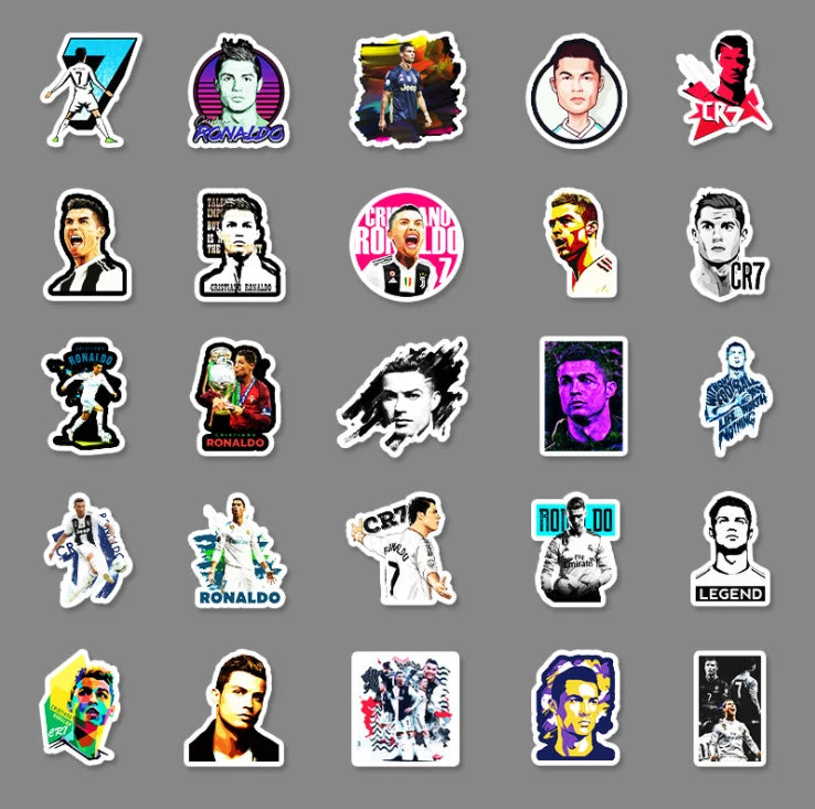 Cristiano Ronaldo Sticker Set