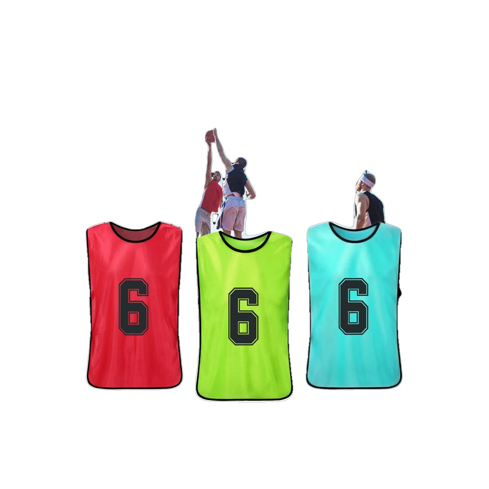 Numbered Football Training Bibs – 6 & 12 Piece Sets