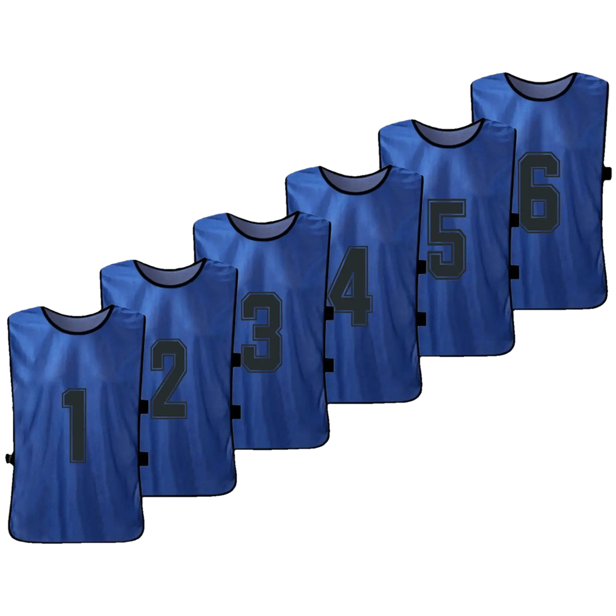 Numbered Football Training Bibs – 6 & 12 Piece Sets