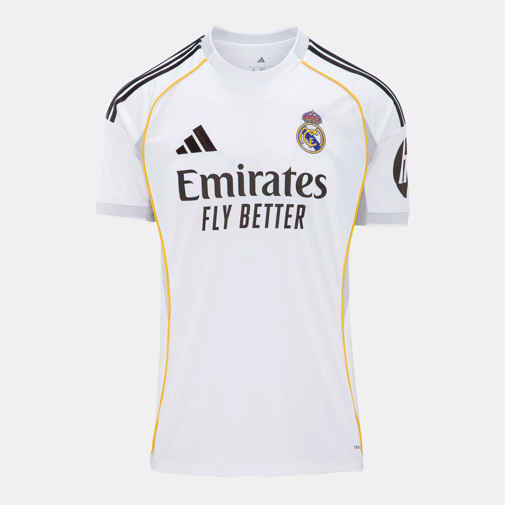 Official Real Madrid Home Adidas Jersey 25/26 – Adult