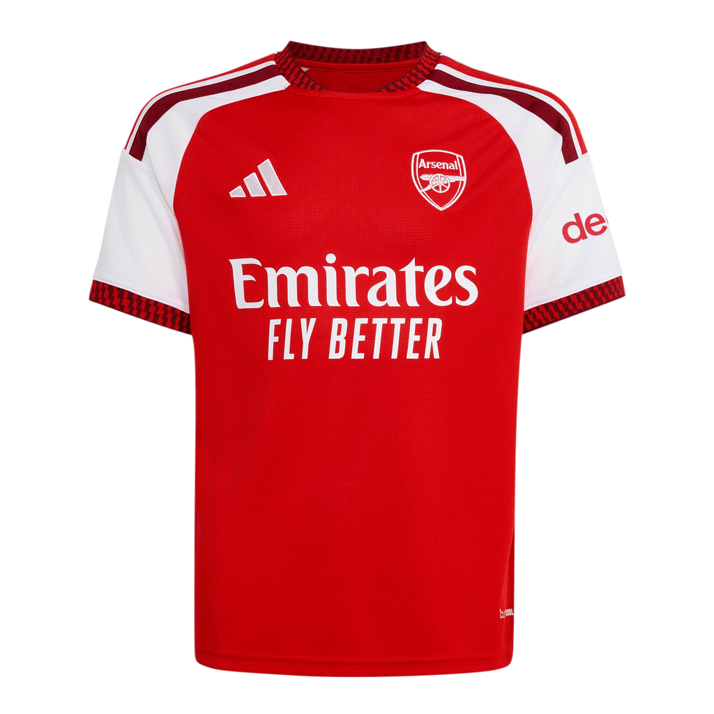 Official Arsenal Home Adidas Jersey 26/27 – Junior