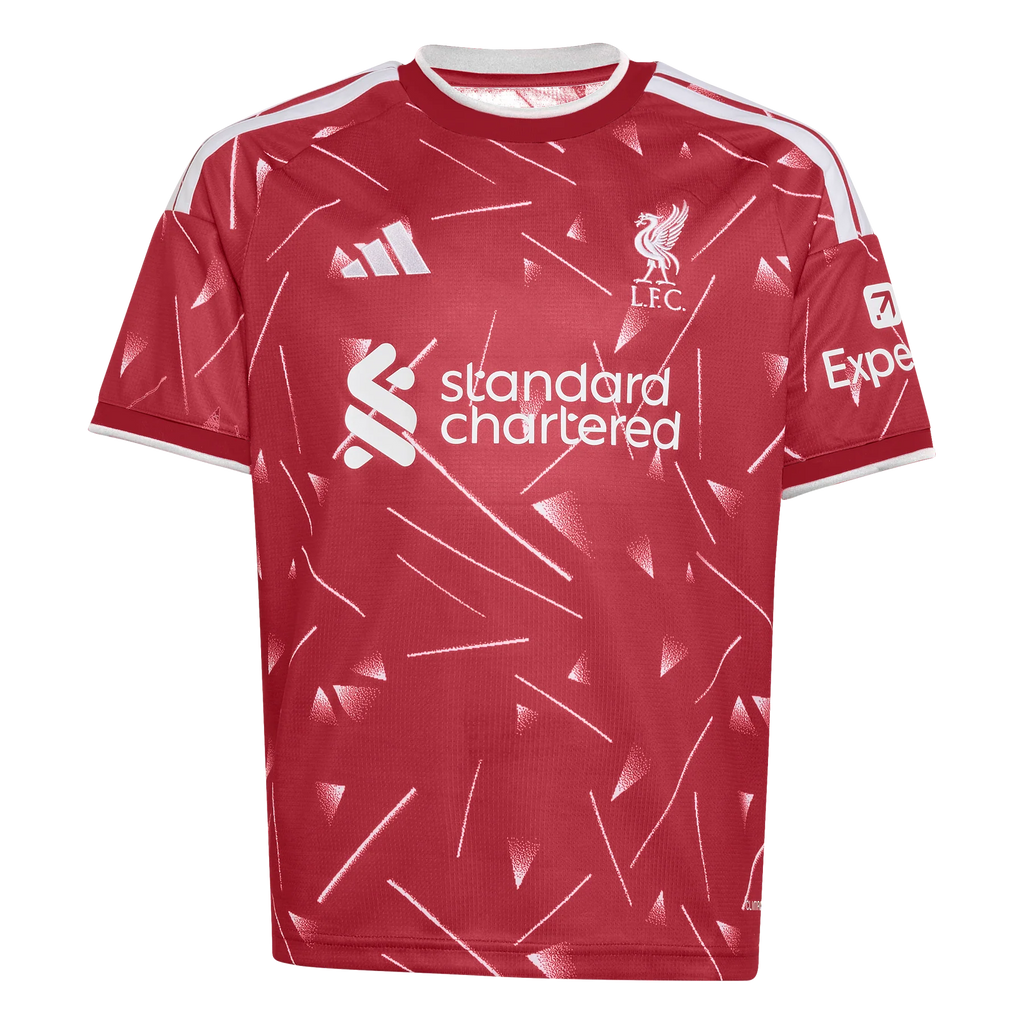 Official Liverpool Home Adidas Jersey 25/26 – Junior
