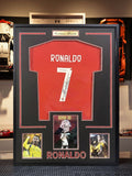 RONALDO COLLECTOR'S EDITION FRAMED JERSEY — 70 × 100 CM