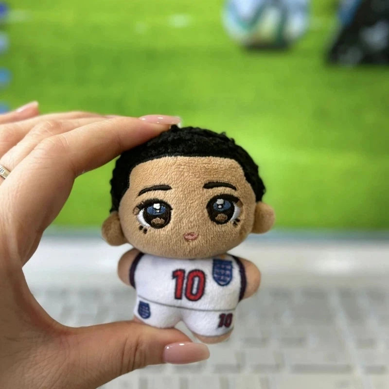 Football Stars Mini Plush Toys – Messi, Ronaldo, Haaland, Bellingham & Yamal