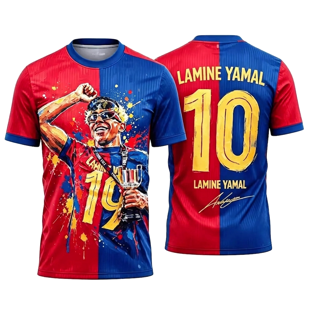 Lamine Yamal Barcelona No.10 Graphic T-Shirt