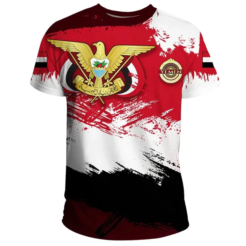 Yemen Flag Football T-Shirt