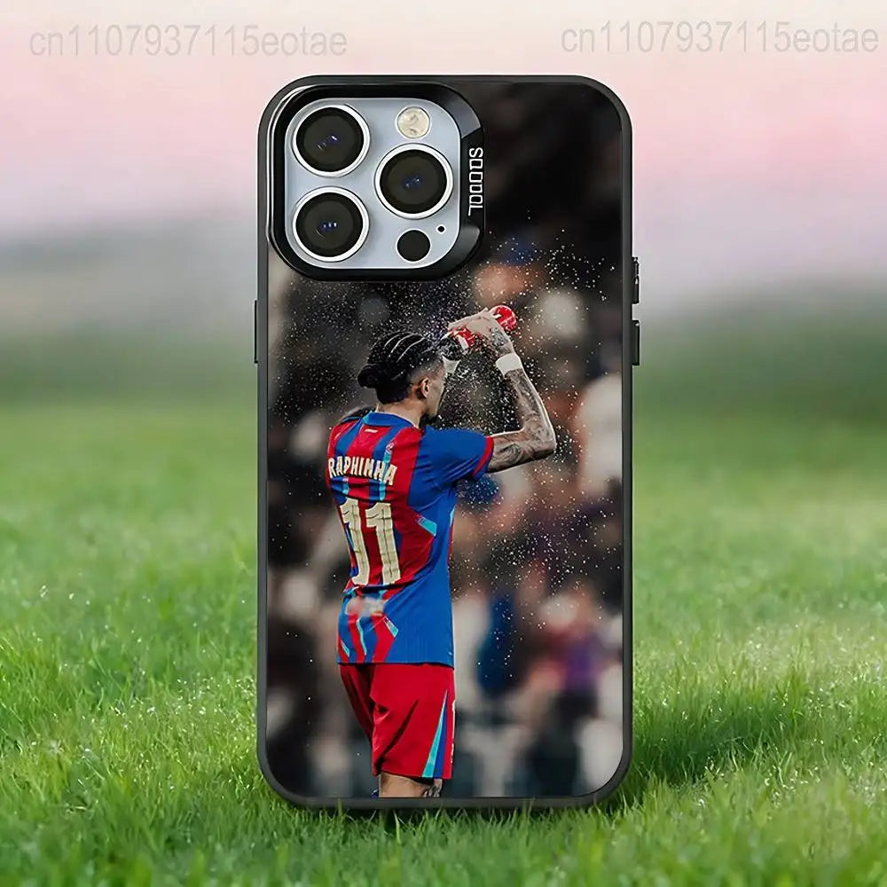 Raphinha Brazil Black iPhone Case
