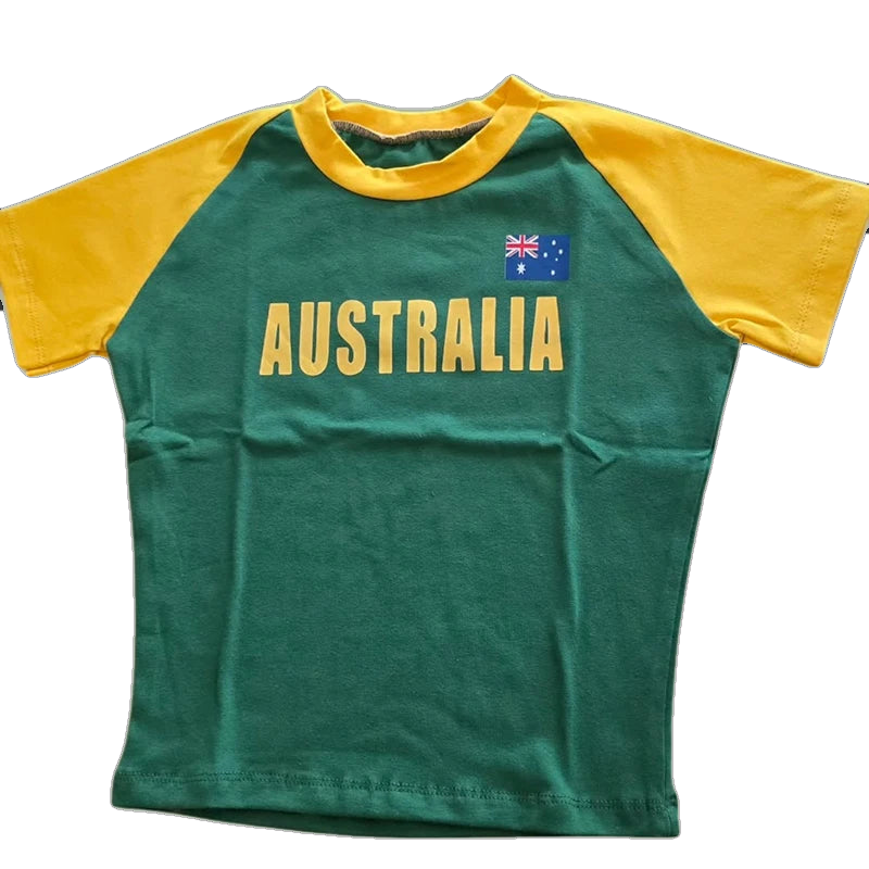Women's Brazil Green Crop Top