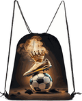 Football Drawstring Bag