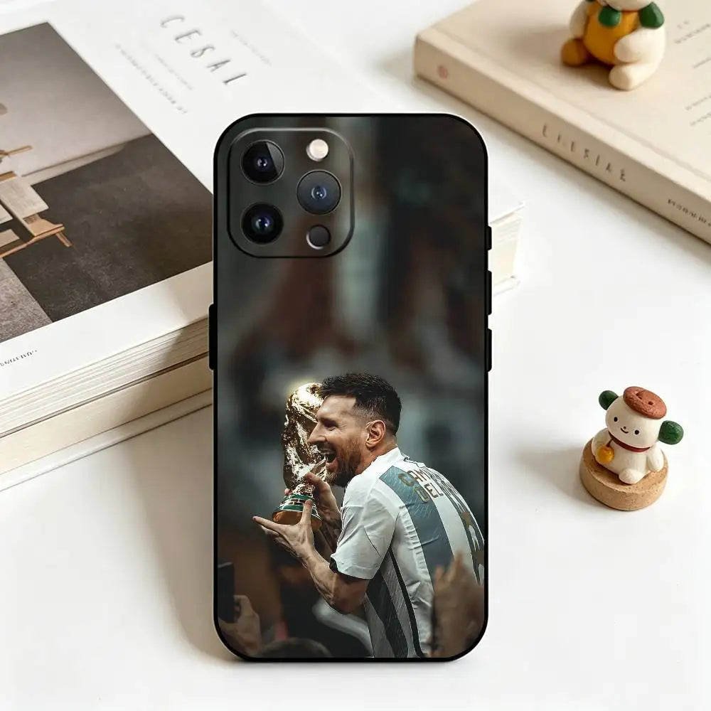 Lionel Messi Black iPhone Case