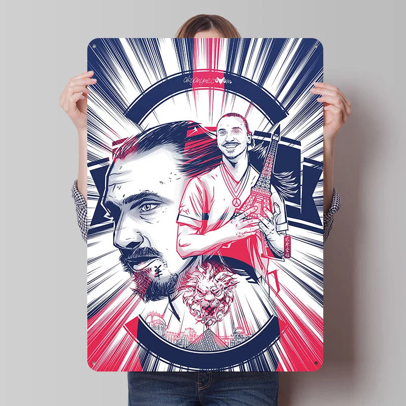 Zlatan Ibrahimović Football Legend Poster