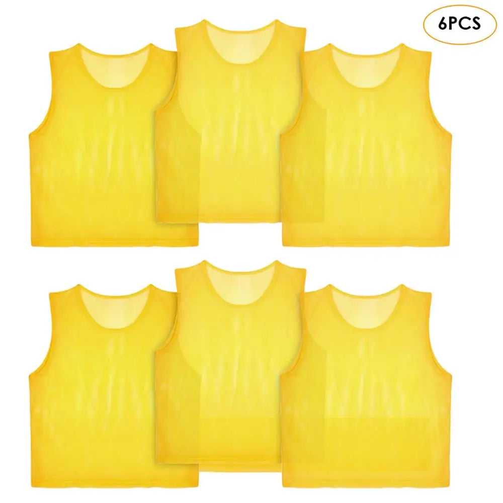 Plain Football Training Bibs – Team Practice Vests