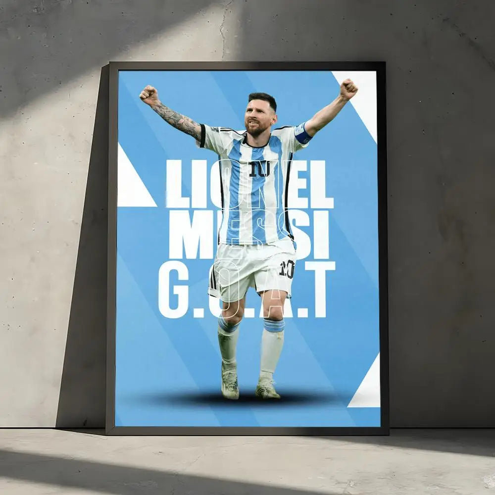 Lionel Messi Football Legend Poster