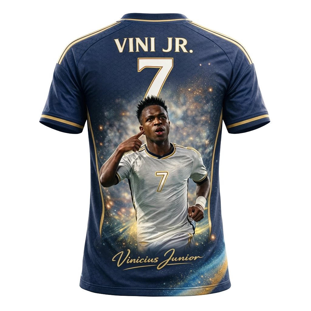 Vinícius Jr Tribute Football Fan T-Shirt