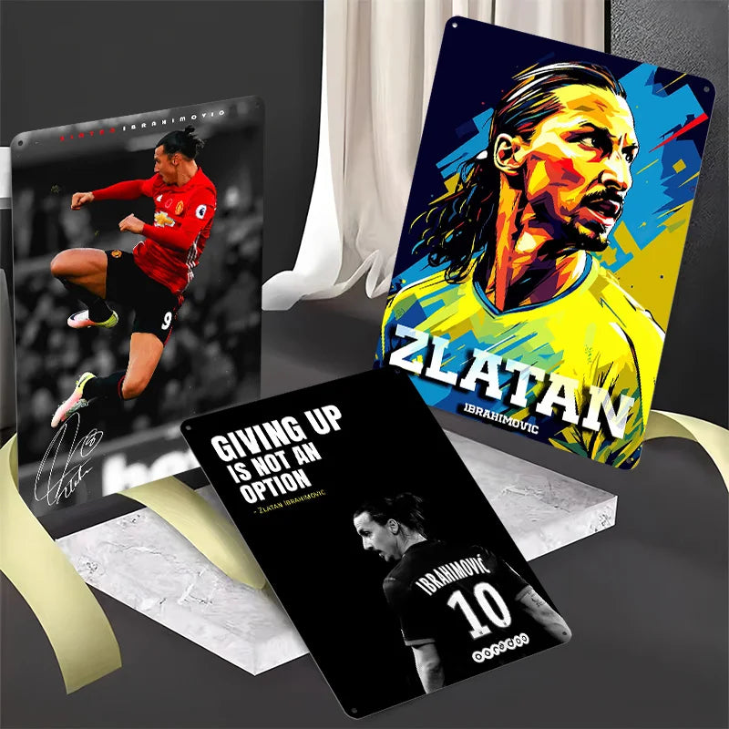 Zlatan Ibrahimović Football Legend Poster