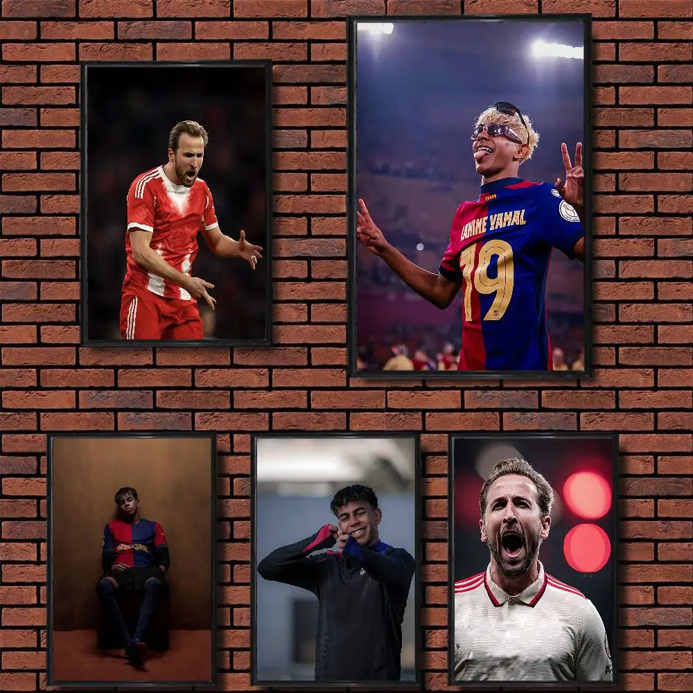 Lamine Yamal & Harry Kane Poster
