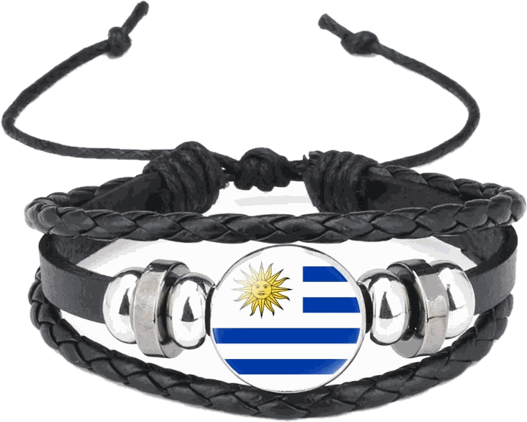 South America & World Football Country Flag Bracelets – 17 Designs