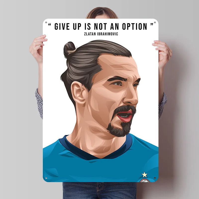 Zlatan Ibrahimović Football Legend Poster