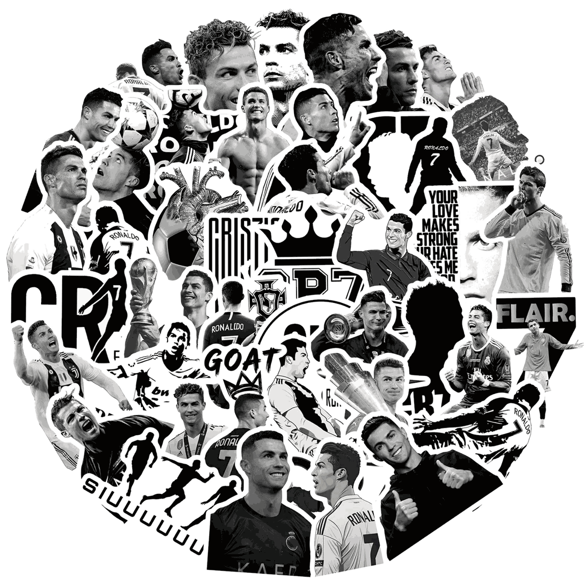CR7 GOAT Sticker Pack