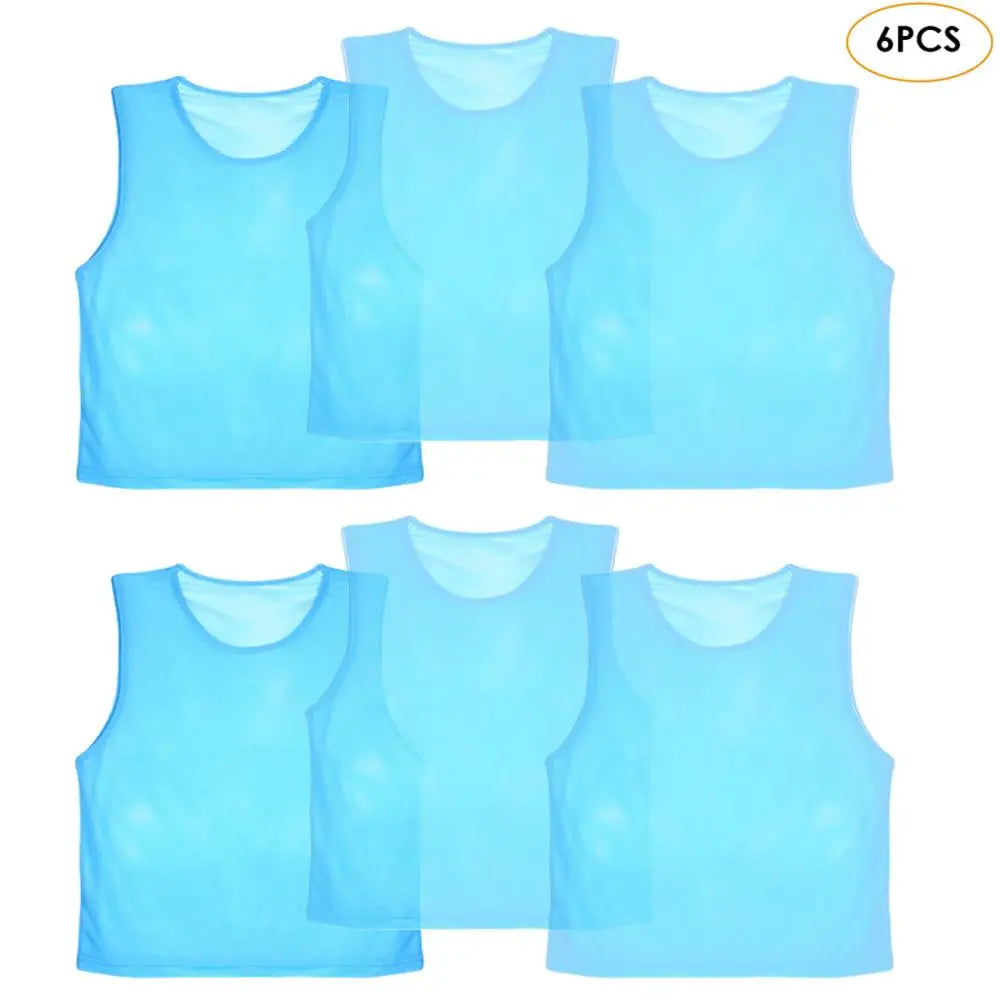 Plain Football Training Bibs – Team Practice Vests