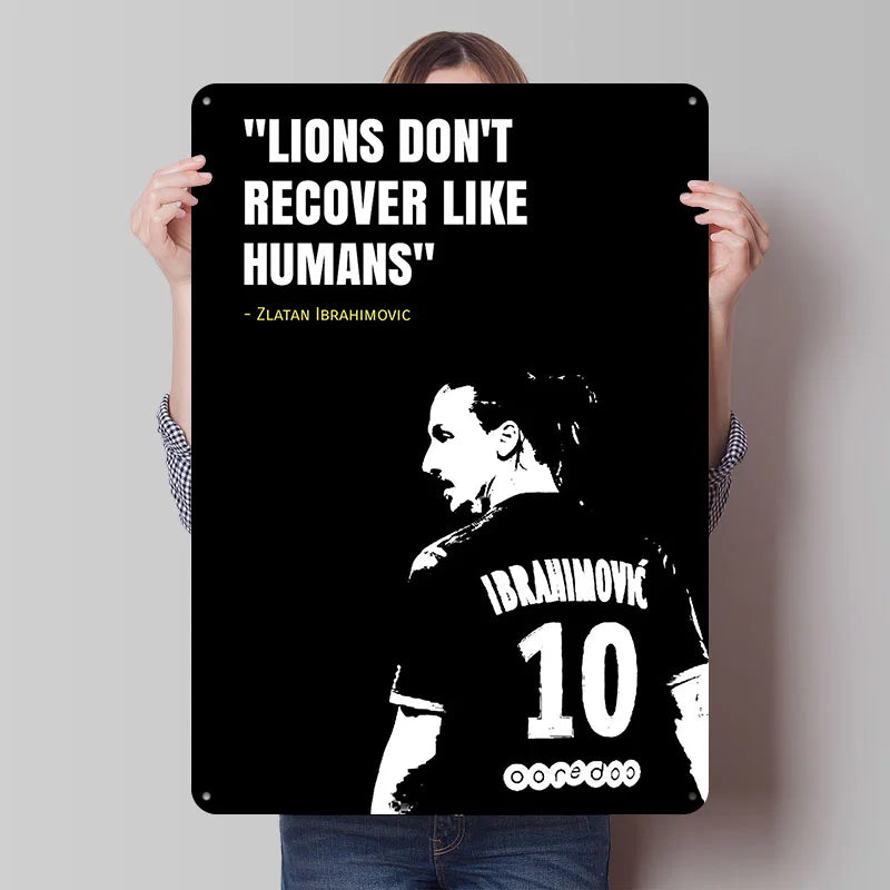 Zlatan Ibrahimović Football Legend Poster