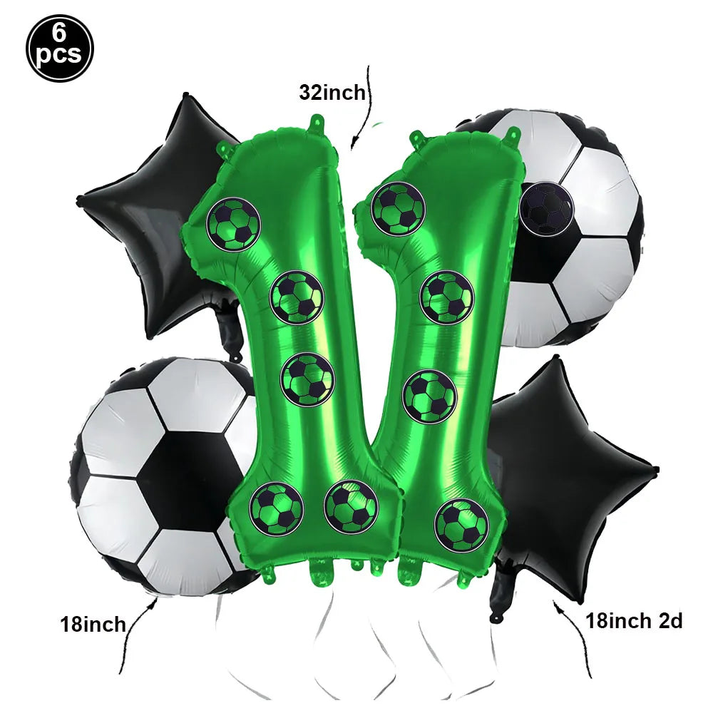 Giant Standing Football Trophy Foil Balloon – Champions Cup Party Decoration (UAE)