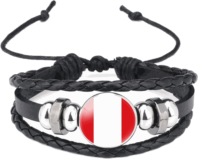 South America & World Football Country Flag Bracelets – 17 Designs