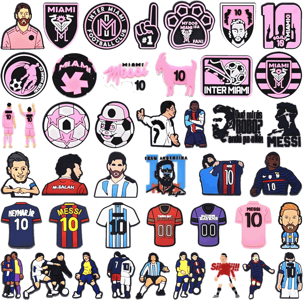 Lionel Messi Football Shoe Charms – Argentina & Miami