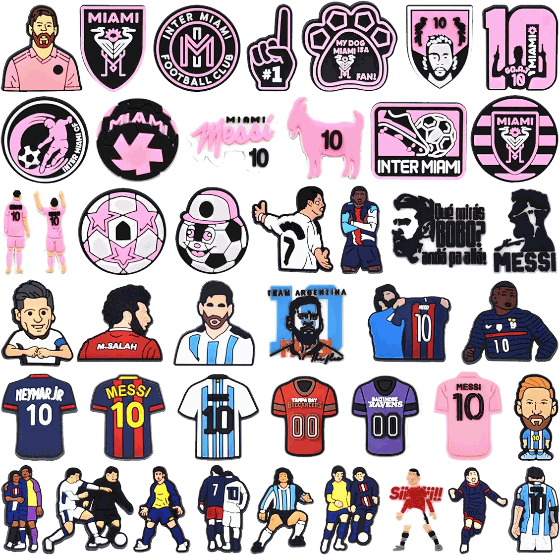 Lionel Messi Football Shoe Charms – Argentina & Miami