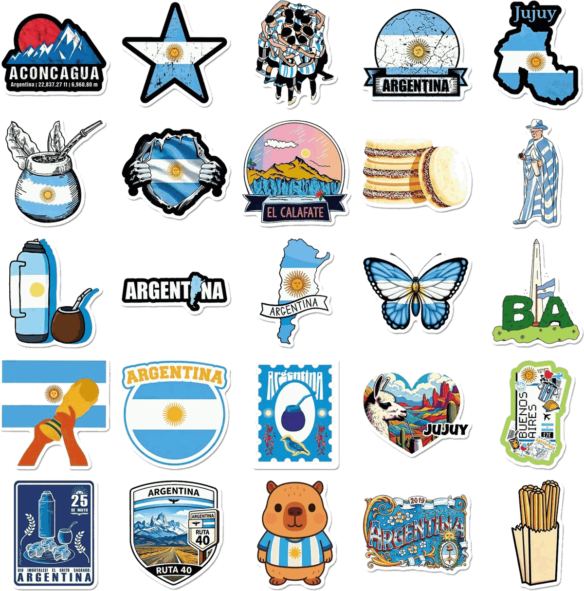 Argentina Sticker Set