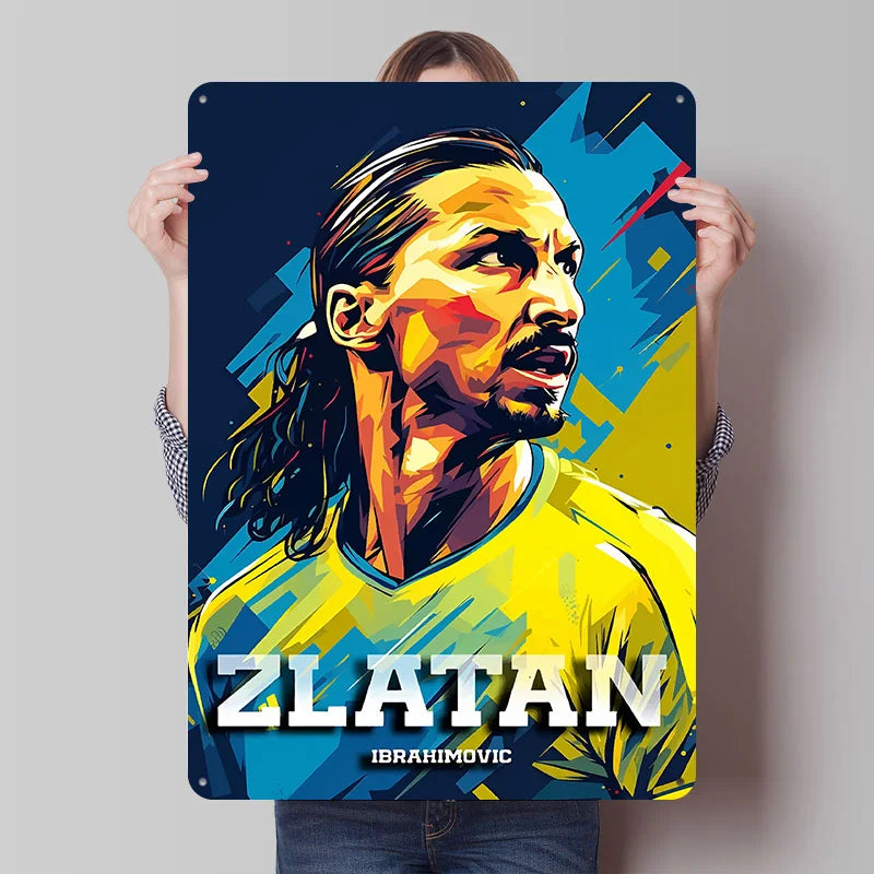 Zlatan Ibrahimović Football Legend Poster