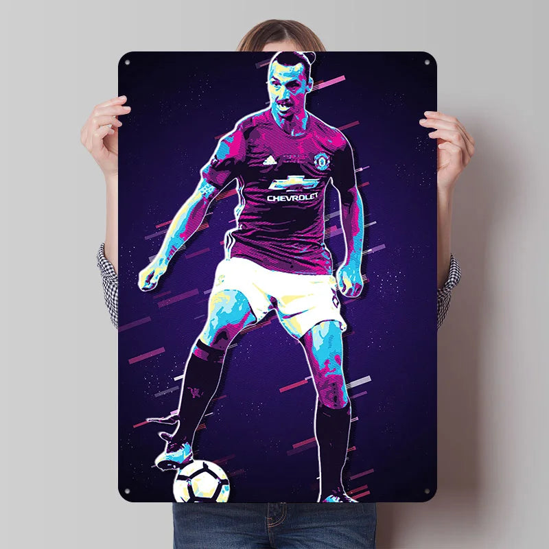 Zlatan Ibrahimović Football Legend Poster