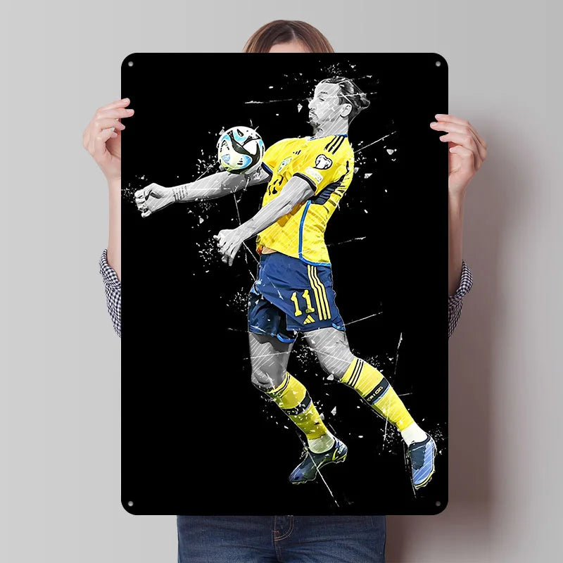 Zlatan Ibrahimović Football Legend Poster
