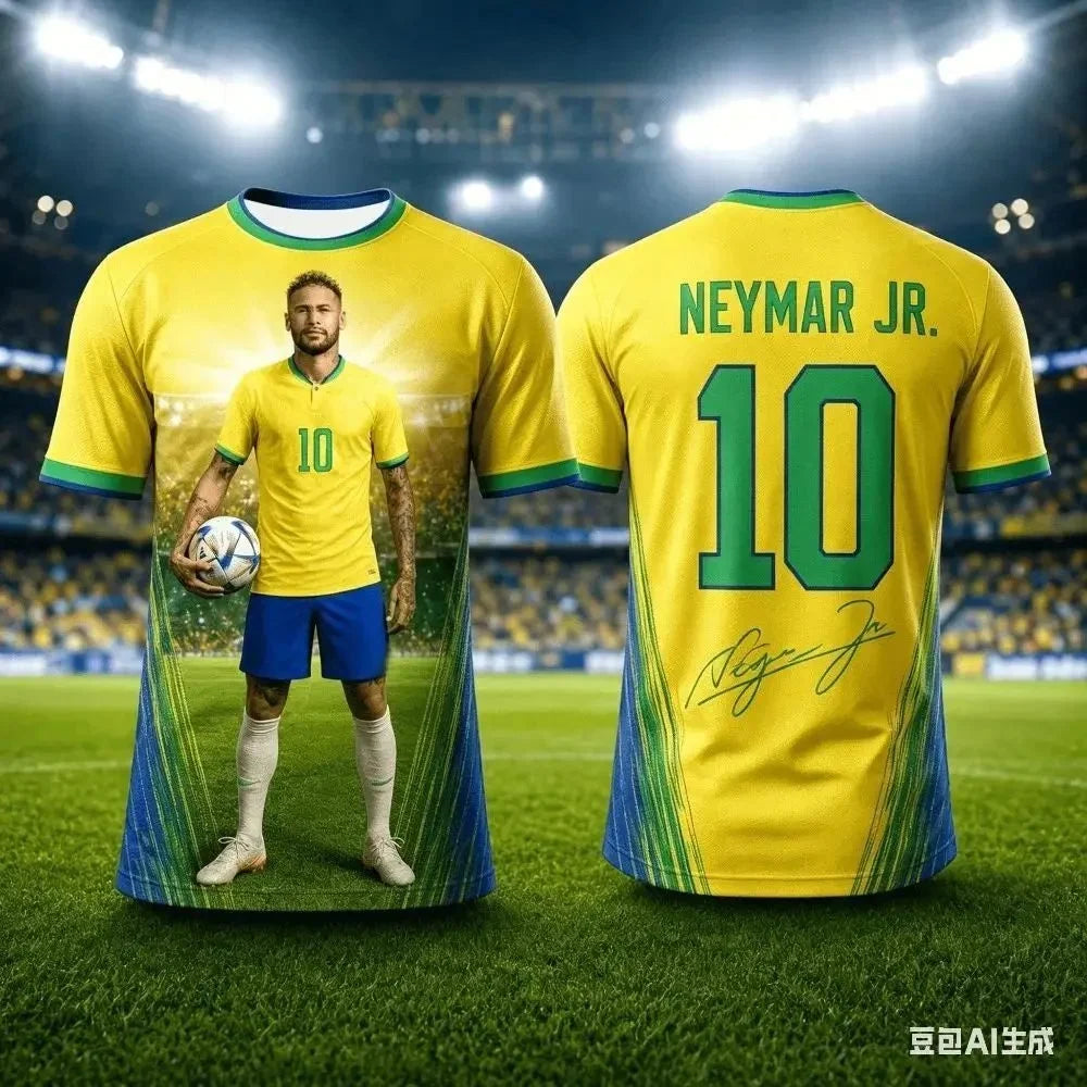 Kids Neymar Jr. Brazil T-Shirt