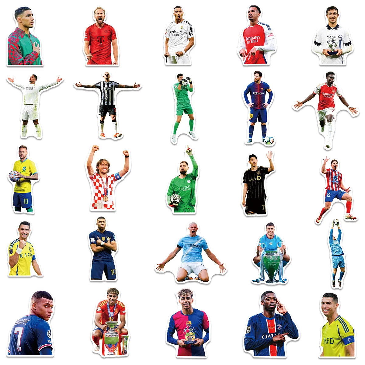 Football Legends Sticker Pack – Players, Teams & Football Icons