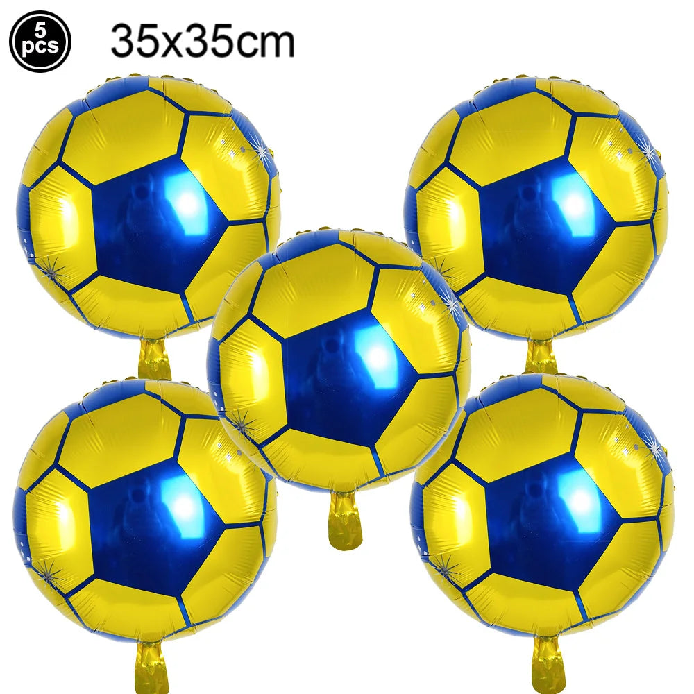 Giant Standing Football Trophy Foil Balloon – Champions Cup Party Decoration (UAE)