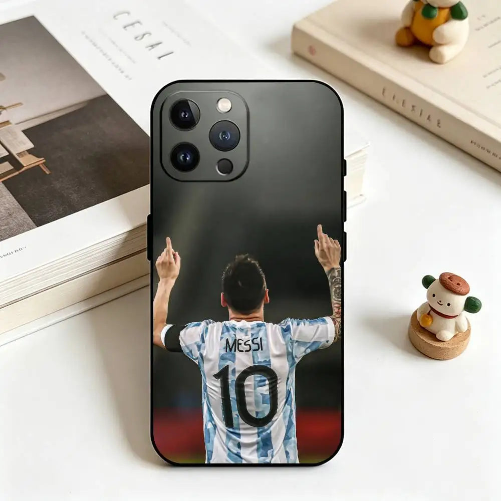 Lionel Messi Black iPhone Case