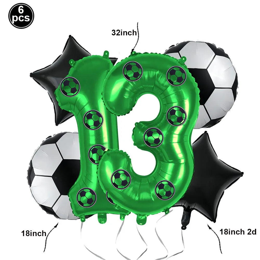 Giant Standing Football Trophy Foil Balloon – Champions Cup Party Decoration (UAE)