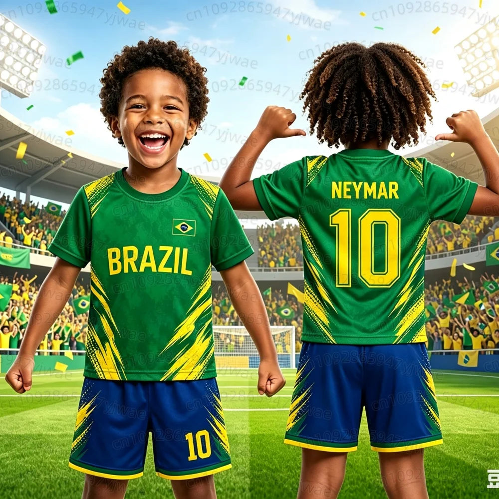 Kids Neymar Jr. Brazil Football Set