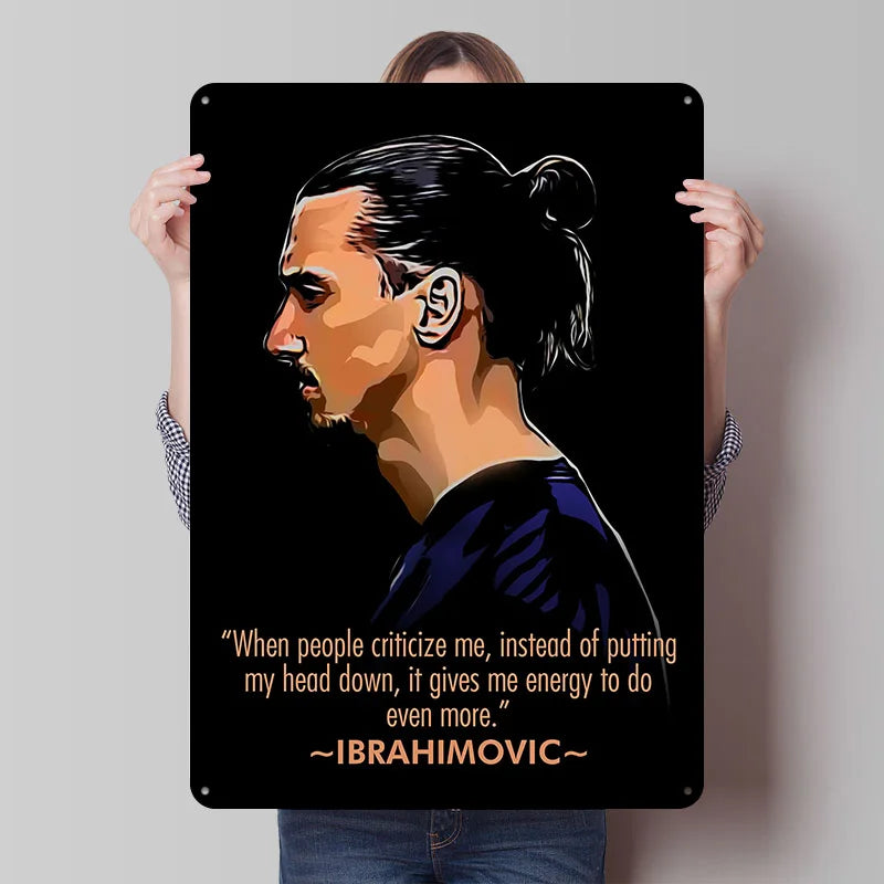Zlatan Ibrahimović Football Legend Poster